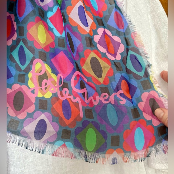 Lesley Evers Esme Scarf in Gems NWOT - Picture 5 of 8